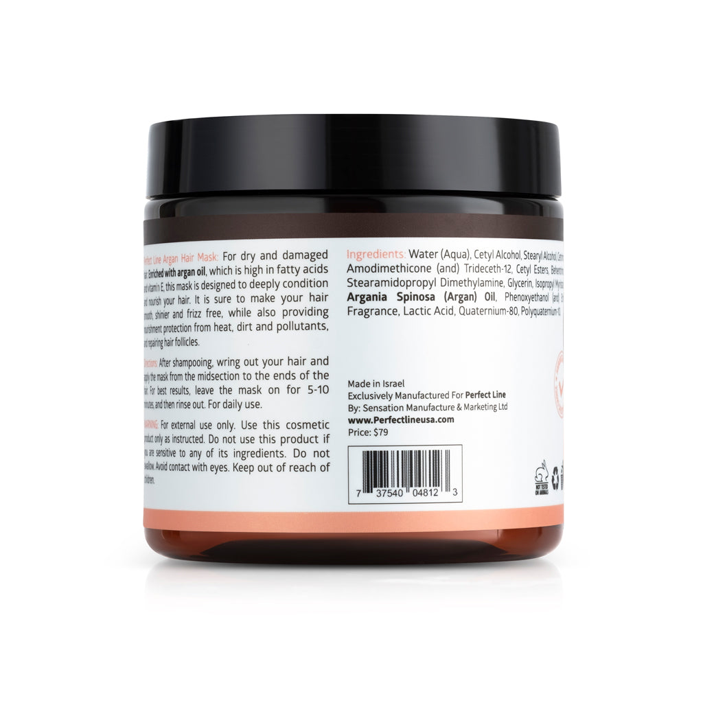 Mascarilla capilar de Keratina con Aceite de Argán 500 mL