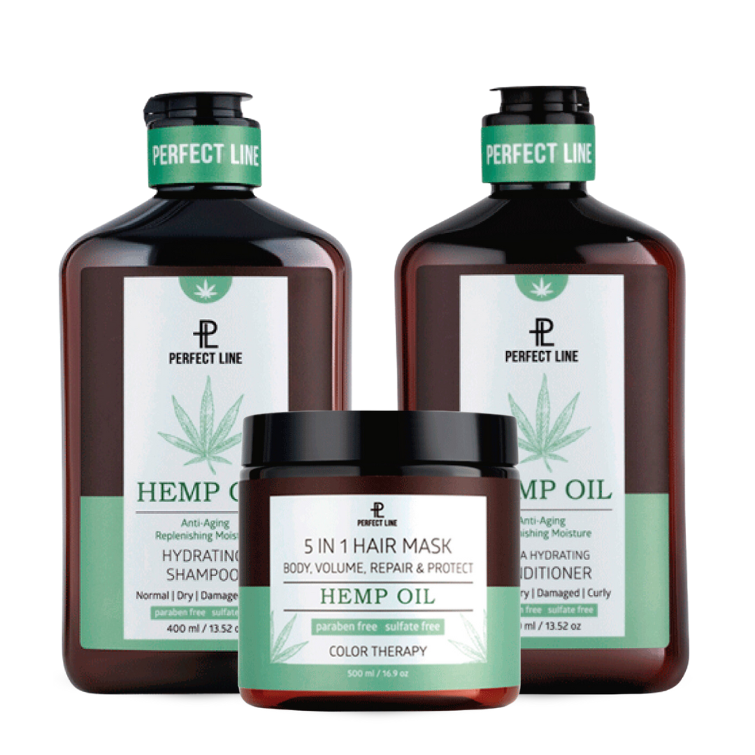 Kit de protección capilar de Aceite de Cáñamo
