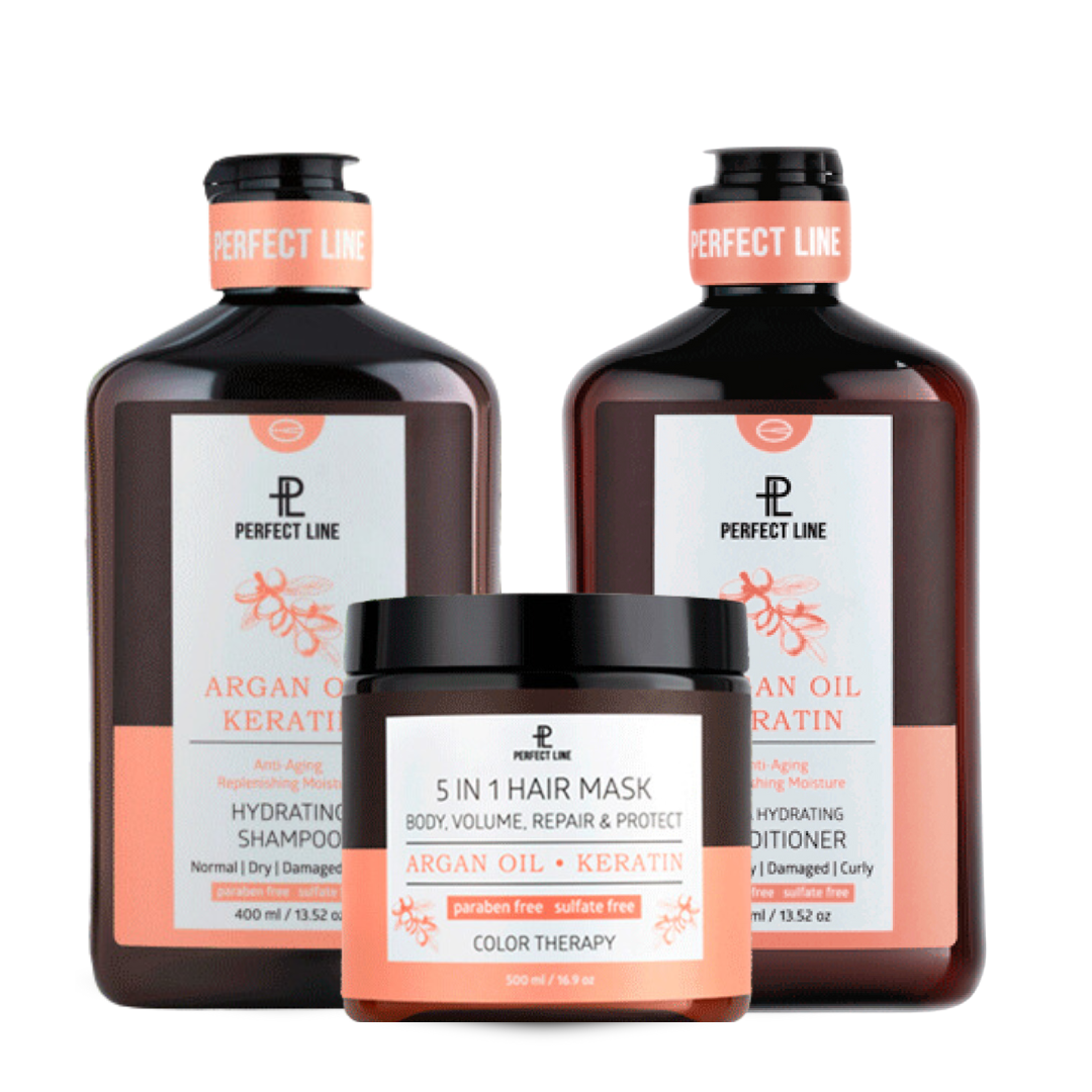 Kit de protección capilar de Keratina con Aceite de Argán