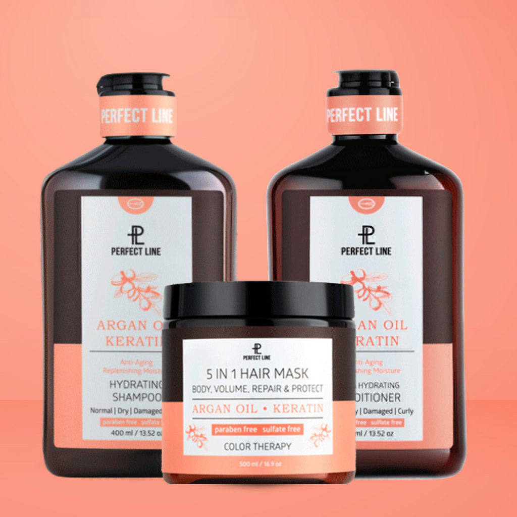 Kit de protección capilar de Keratina con Aceite de Argán