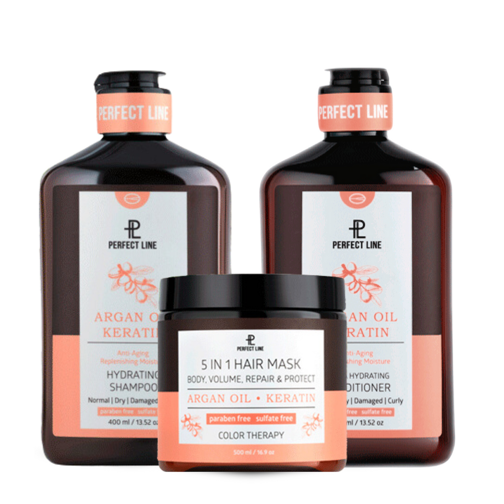 Kit de protección capilar de Keratina con Aceite de Argán