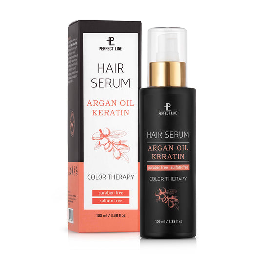 Suero para el cabello con Keratina con Aceite de Argán 100 mL